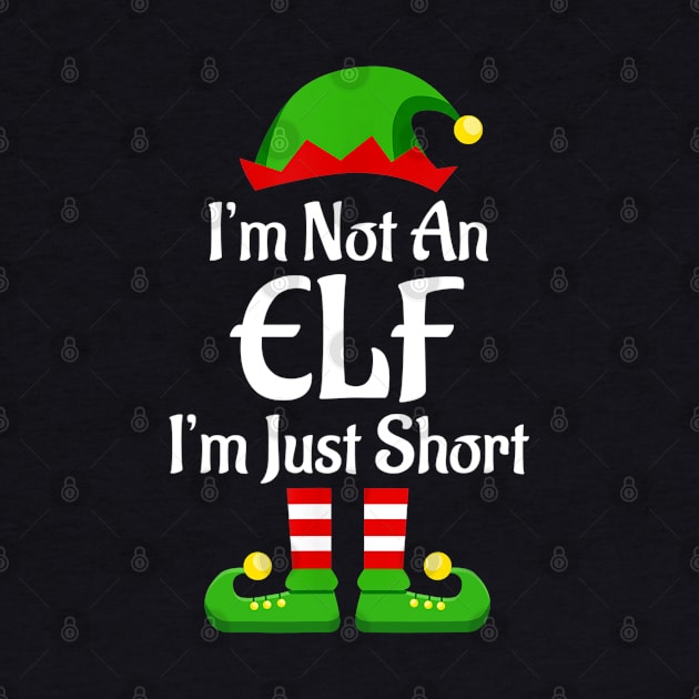 I'm Not An Elf Family Christmas Pjs Matching Men Women Kids by Jsimo Designs